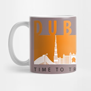 Dubai typography design Mug